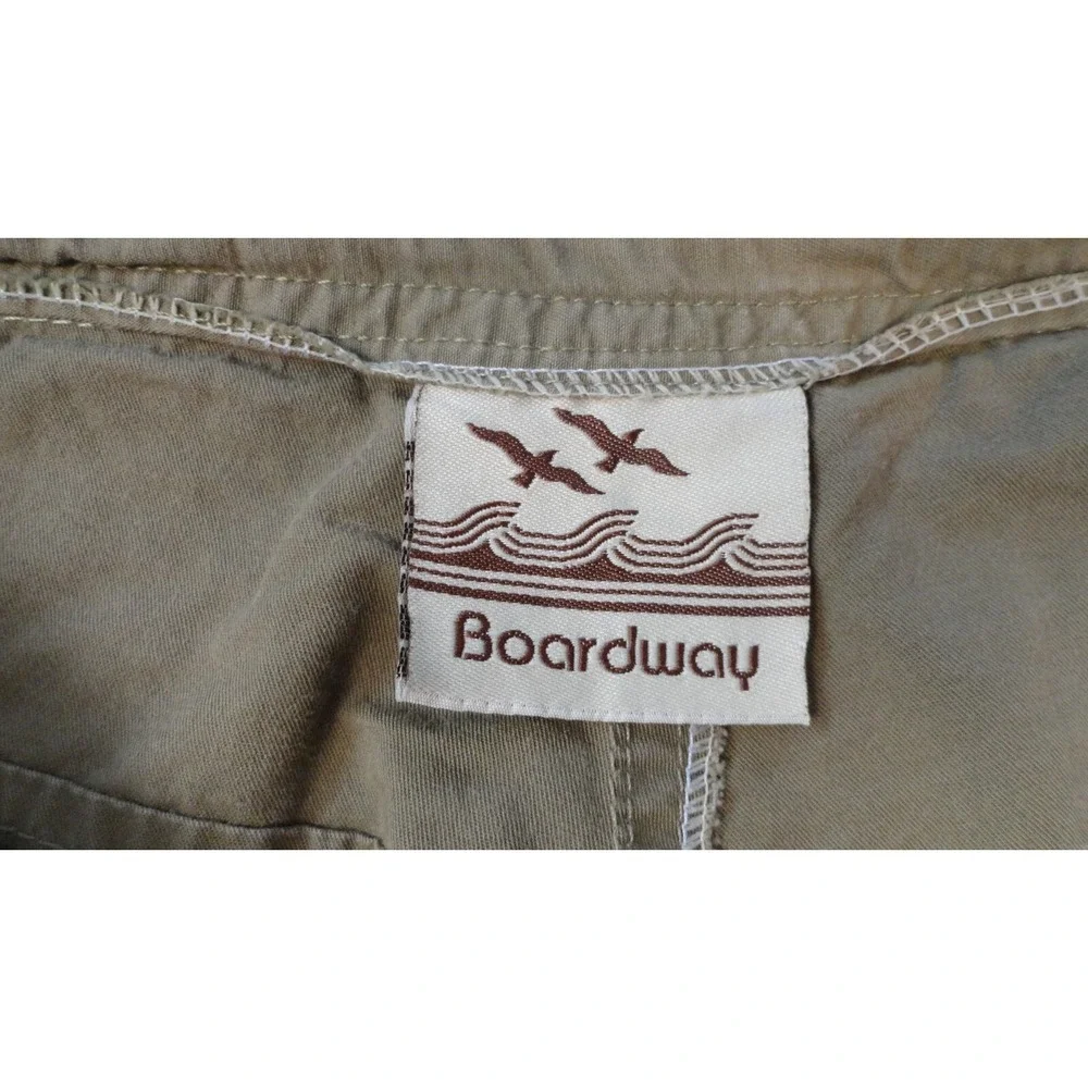 Boardway Shorts Men's 29x16 Chino Knee Length Cargo Army Green Hiking Outdoor